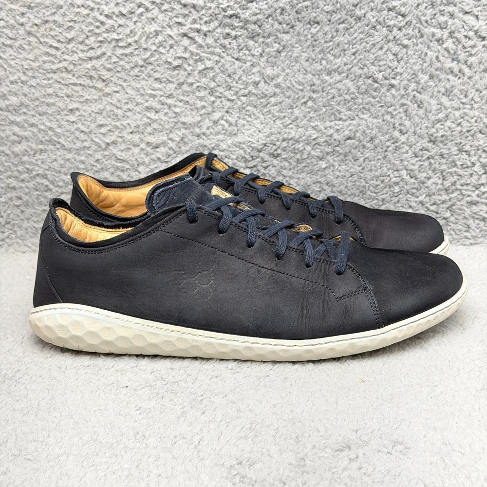 Vivobarefoot Geo Court III Mens Size 46 US 12.5 Sneakers Shoes Blue Leather